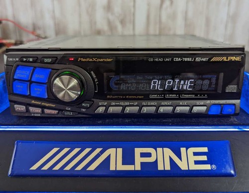 Testé alpine cda 7892j - cda-7892j, 1din