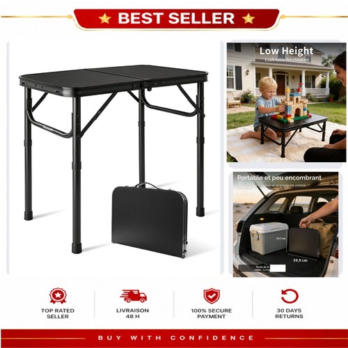 Table pliante compacte 60x40 - table,