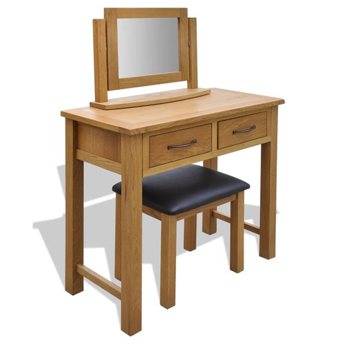 Chêne table toilette avec - de,