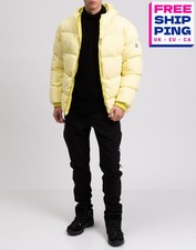 RRP €1400 MONCLER LONGUE SAISON Paviot Down Quilted Jacket Size 4 L Yellow Hood
