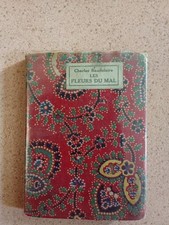 RARE BIBLIOTHEQUE MINIATURE-BAUDELAIRE-LES FLEURS DU MAL-PAYOT-7X9,5.JAQUETTE