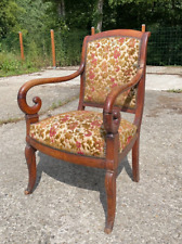 Fauteuil à crosses du 19ème