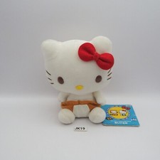 JK19 Hello Kity X Rascal The Raccoon Banpresto 2008 Plush 5" Toy Japan Sanrio