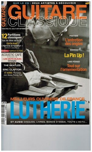 Revue guitare classique - revue,