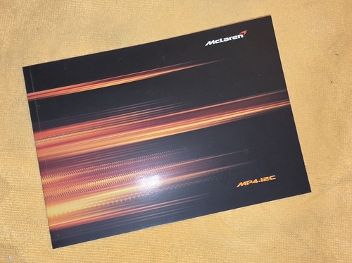 Mclaren mp4 12c brochure - brochure,