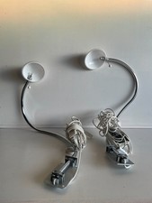 Paire de lampes murales col de