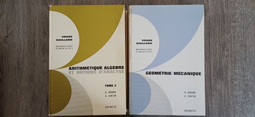 Cours maillard lot 2 livres - maillard,