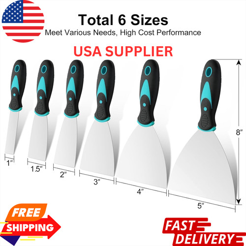 Putty knife set 6pack - knife,