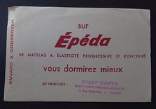 Buvard EPEDA matelas SAPIN LIMOGES Blotter Löscher