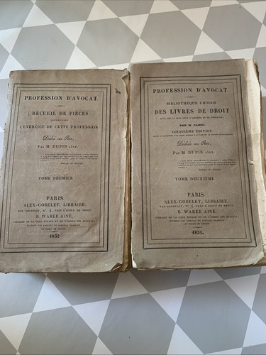 Livre droit c12 dupin - livre,