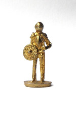 - Figurine métal  soldat médiéval en armure - 3,5  x 1,5 cm