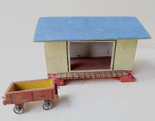 Joli Batiment Quai de Dechargement pour Train Erzgebirge Germany 1900-1910