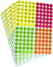 4060 Pcs 3/4 Inch Yard Garage Sale Price Stickers Price Tags for Market Retail