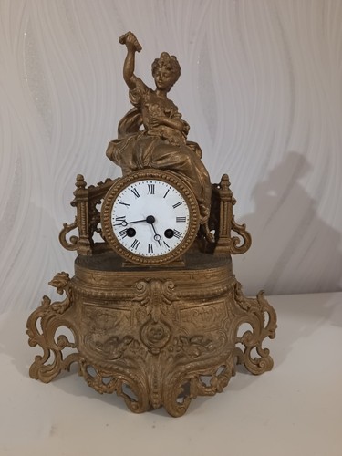 Pendule cheminée ancienne - cheminée,
