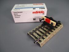 LQ051 MARKLIN 7190 Ho 1/87 Heurtoir ballasté Track bumper Prellbock Voie M
