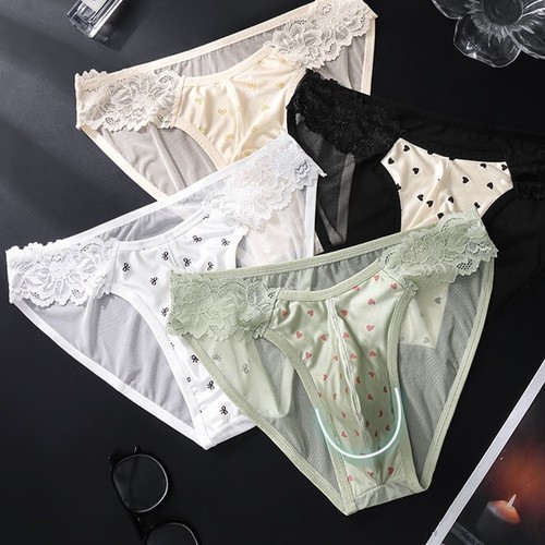 Slip homme soie glacée maille