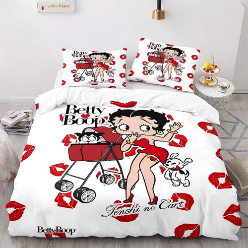 Betty boop themed bedding - bedding, set