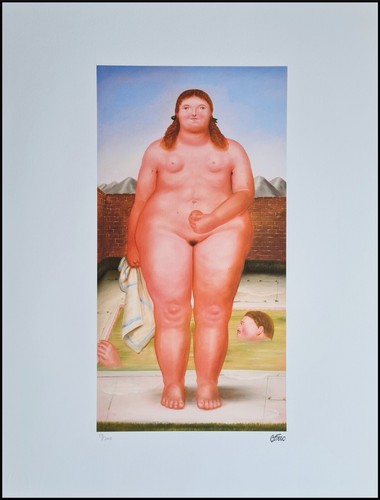 Fernando botero le baigneur - botero, *