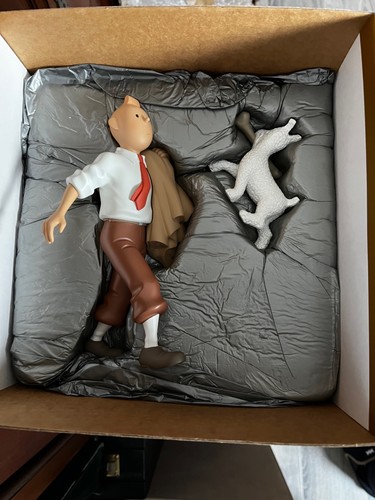 Figurine tintin globe trotteur - tintin, globe-trotteur
