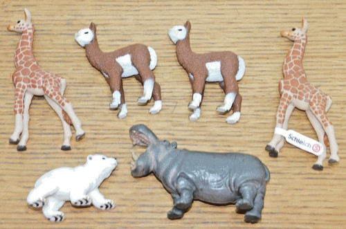 Lot schleich girafe ours - lot,