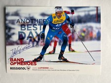 Autograph JULES LAPIERRE-Cross Country Skiing FRANCE-Bronze WC 2021-signed-AK