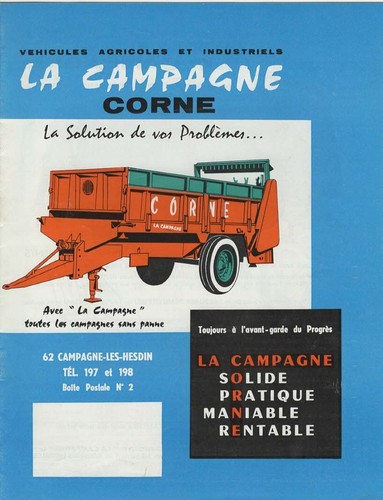 Rare prospectus remorque - prospectus,