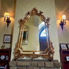 Ancien miroir de cheminée ou