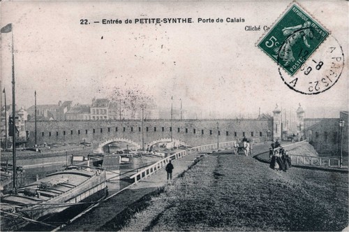 Cpa petite synthe entree - cpa, 59
