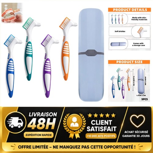 Brosses nettoyage prothèses - brosses,