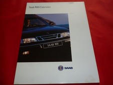 1995 Saab 900 Cabriolet S SE Brochure Brochure Depliant Folleto