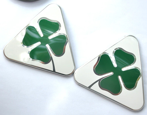 2pcs alfa romeo silver green - silver,