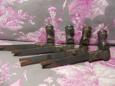 4 ANCIENS LOQUETS BLOQUE BLOC