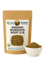 Organic Burdock Root C/s 100% Pure, Non-GMO Arctium Lappa, Detox & Skin Health