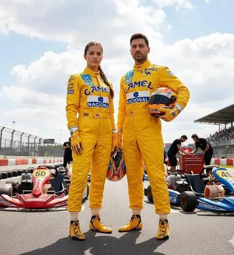 Girl kart racing suit - go,