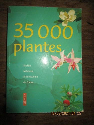 Livre 35000 plantes - livre, "35000