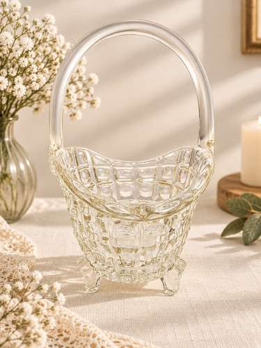 Panier mariée verre de - panier, en
