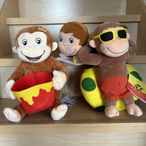 Ensemble peluches curieux - de,