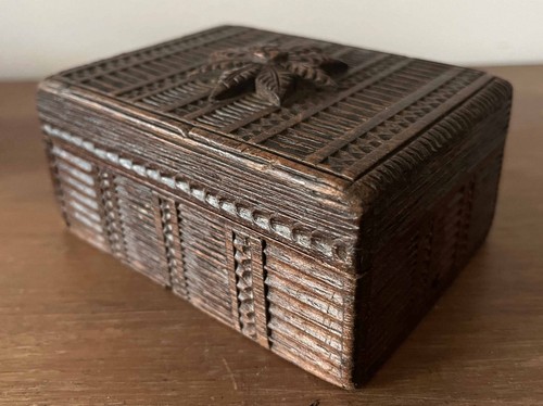 Coffret boite ancienne forêt - coffret,