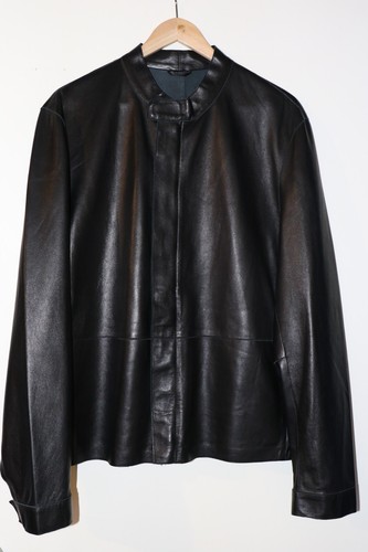 Armani vintage black leather - armani,