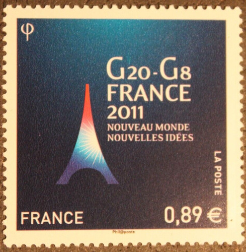Timbre france g20 g7 - -,