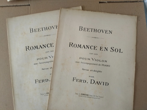 Lot partitions anciennes - lot, 2