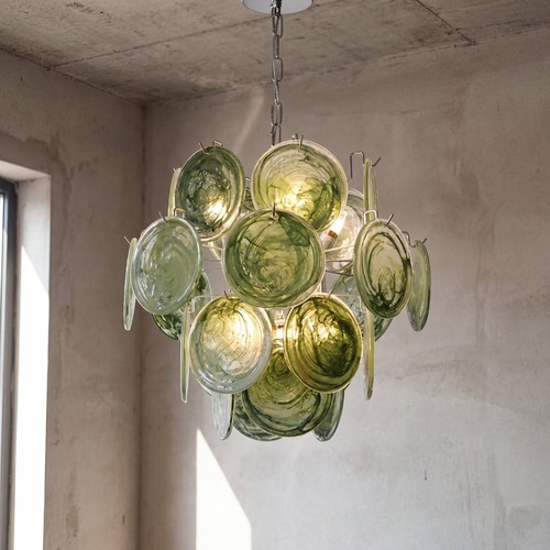 Lustre suspension verre style - suspension,