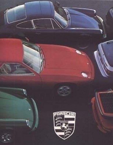 1978 porsche brochure - porsche, brochure,
