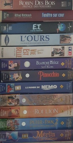 Cassettes vidéo disney - vidéo,