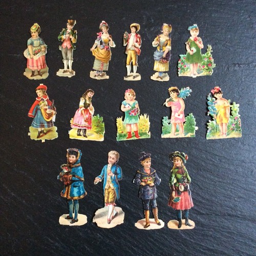 Anciens chromos lot - anciens, petits