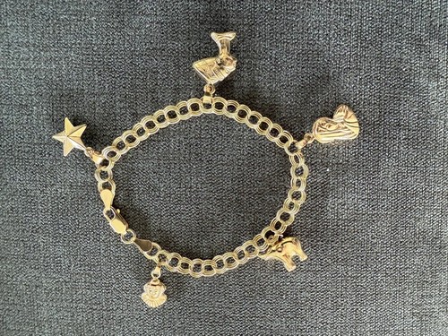 Bracelet massif 14 - bracelet, or