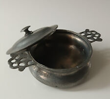 Ecuelle à bouillon étain de la Fontaine Paris 19ème