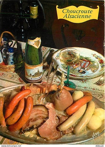 Carte postale recettes - carte, de