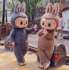 HOT Hallowmas Adult Suit Size LABUBU Cartoon Mascot Christmas Costume