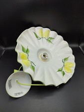 Antique Chandelier, Ceiling Light, Pendant, Lemon Pattern, Vintage